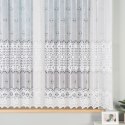 Firanka żakardowa ze wzorem pasowym, wys. 160cm, kolor biały 007923/000/001/000160/1 Firanka żakardowa ze wzorem pasowym, wys. 160cm, kolor biały 007923/000/001/000160/1