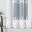 Firanka żakardowa ze wzorem pasowym, wys. 180cm, kolor biały 018227/000/001/000180/1 Firanka żakardowa ze wzorem pasowym, wys. 180cm, kolor biały 018227/000/001/000180/1