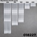 Firanka żakardowa ze wzorem pasowym, wys. 180cm, kolor biały 018227/000/001/000180/1 Firanka żakardowa ze wzorem pasowym, wys. 180cm, kolor biały 018227/000/001/000180/1