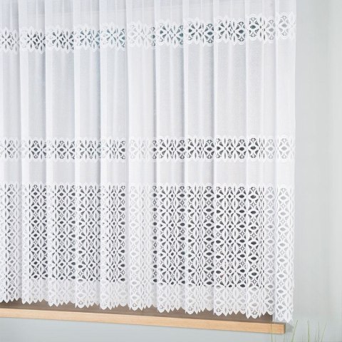 ADRIANNA Firanka żakardowa gotowa, 160x300cm, kolor biały 018869/FBP/001/300160/1 ADRIANNA Firanka żakardowa gotowa, 160x300cm, kolor biały 018869/FBP/001/300160/1
