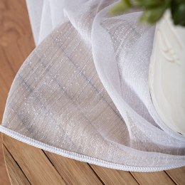 AMIRA Firanka fantazyjna z ołowianką, wys. 350cm, kolor biały 596077/OLO/001/000350/1