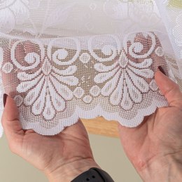 Firanka żakardowa, wys. 160cm, kolor biały 107284/000/001/000160/1