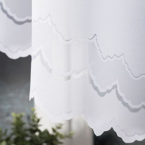GENOWEFA Firanka żakardowa gotowa, szerokość 400 x wysokość 100cm, kolor biały 023419/FBL/001/400100/1 GENOWEFA Firanka żakardowa gotowa, szerokość 400 x wysokość 100cm, kolor biały 023419/FBL/001/400100/1