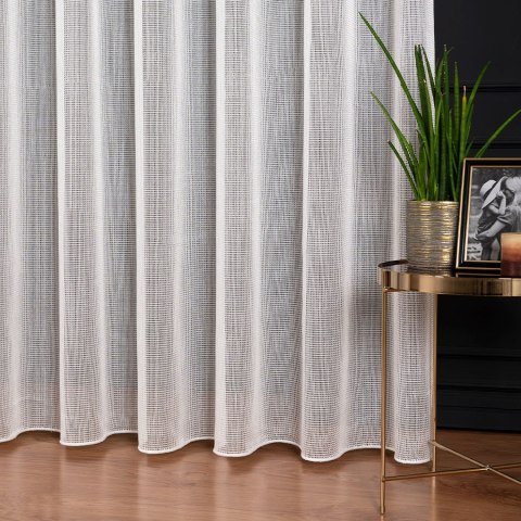 MALIA Firana fantazyjna z ołowianką, wys. 300cm, kolor 002 biały 578039/OLO/002/000300/1