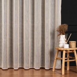 MALIA Firana fantazyjna z ołowianką, wys. 300cm, kolor 005 beżowy 578039/OLO/005/000300/1