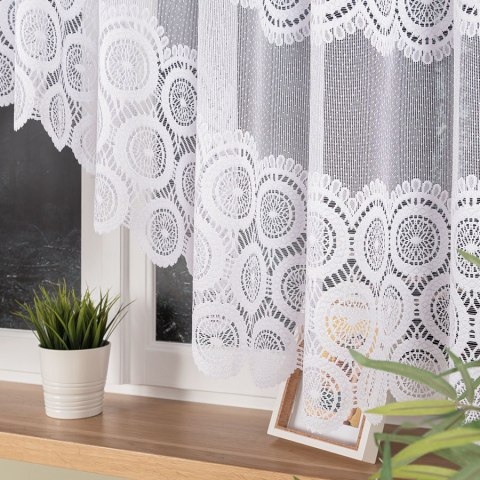 MALWINA Firanka z oczkami tkanymi, 160x410cm, kolor biały 018535/FBL/001/410160/1 MALWINA Firanka z oczkami tkanymi, 160x410cm, kolor biały 018535/FBL/001/410160/1