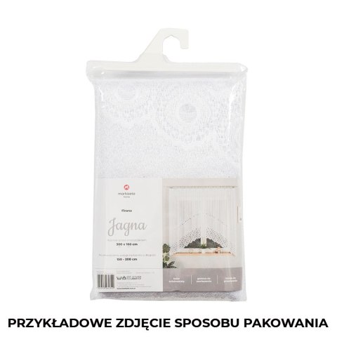 MALWINA Firanka z oczkami tkanymi, 160x410cm, kolor biały 018535/FBL/001/410160/1 MALWINA Firanka z oczkami tkanymi, 160x410cm, kolor biały 018535/FBL/001/410160/1