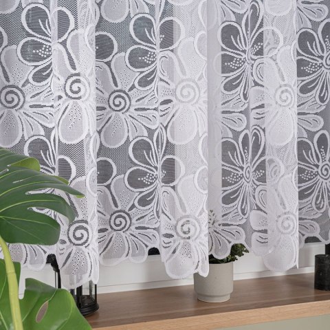 PATRYCJA Firanka żakardowa gotowa, 150x400cm, kolor biały 049516/FBP/001/400150/1 PATRYCJA Firanka żakardowa gotowa, 150x400cm, kolor biały 049516/FBP/001/400150/1