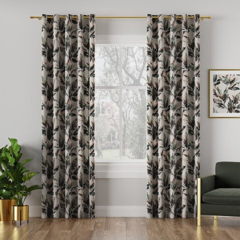 SAMANTA Tkanina dekoracyjna typu MILAS, szer. 165cm, kolor beżowy D00126/MIL/001/165000/1