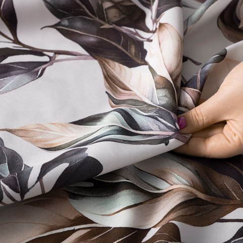 SAMANTA Tkanina dekoracyjna typu MILAS, szer. 165cm, kolor beżowy D00126/MIL/001/165000/1