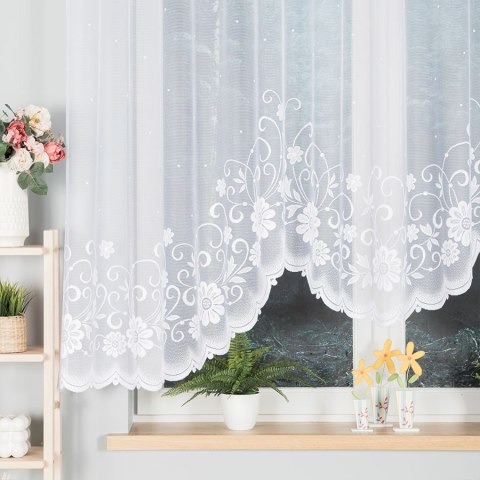 TERESA Firanka żakardowa gotowa, 160x300cm, kolor biały 017201/FBL/001/300160/1
