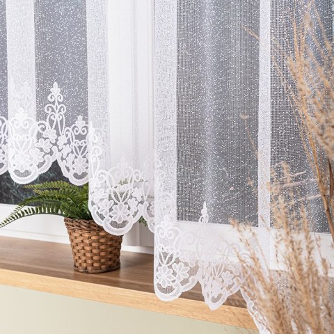 ŻANETA Firanka żakardowa gotowa, 175x350cm, kolor biały 181043/FBL/001/350175/1 ŻANETA Firanka żakardowa gotowa, 175x350cm, kolor biały 181043/FBL/001/350175/1