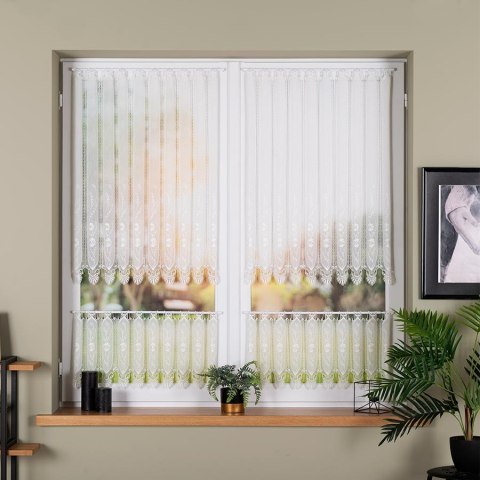 Zazdrostka haftowana panelowa na batyście, wys. 90cm, kolor 010 naturalny 093003/388/010/000090/1 Zazdrostka haftowana panelowa na batyście, wys. 90cm, kolor 010 naturalny 093003/388/010/000090/1