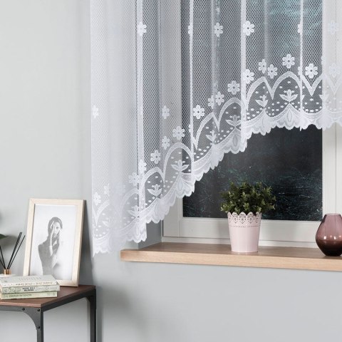 FLORENTYNA Firanka żakardowa gotowa, 160x300cm, kolor biały 004421/FBL/001/300160/1