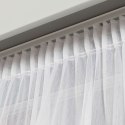 Firanka fantazyjna z ołowianką, wys. 300cm, kolor 040 biały z błyszczącą nitką 318461/OLO/040/000300/1