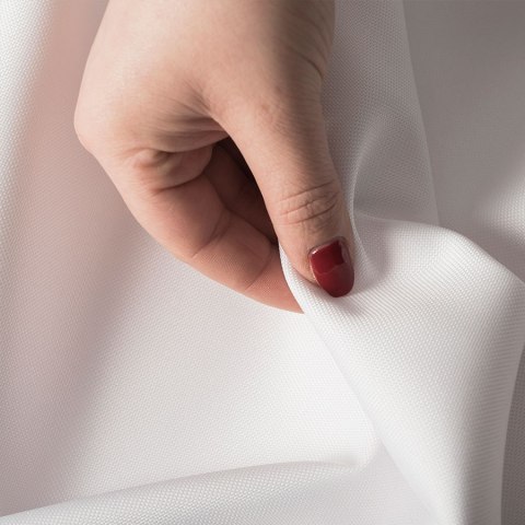 NINA WODOODPORNA Tkanina dekoracyjna, szer. 330cm, kolor biały D00000/NIW/001/000330/1