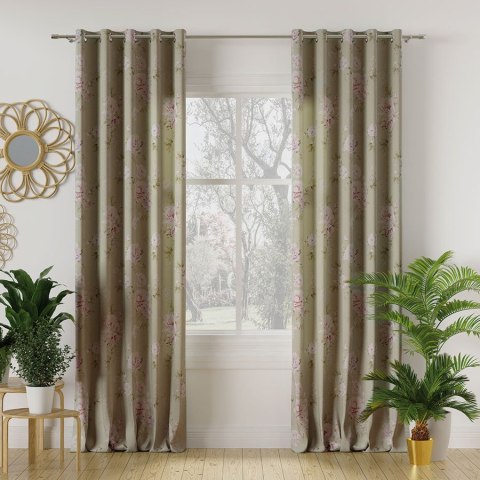 VALERIA Tkanina dekoracyjna typu MILAS, szer. 165cm, kolor 002 szałwiowy D00229/MIL/002/165000/1