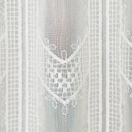 Zazdrostka haftowana panelowa, wys. 40cm, kolor 012 kremowy 017499/000/012/000040/1