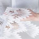 FELICJA Firanka żakardowa gotowa ze wzorem na samym dole, 160x600cm, kolor biały 018989/FBL/001/600160/