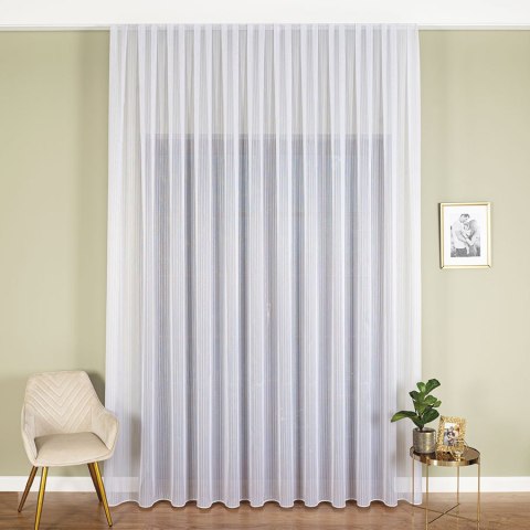 Firanka fantazyja ze złotą, błyszczącą nitką, wys. 300cm, kolor biały 001238/OLO/004/000300/1 Firanka fantazyja ze złotą, błyszczącą nitką, wys. 300cm, kolor biały 001238/OLO/004/000300/1