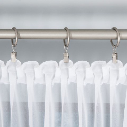 Firanka fantazyjna z ołowianką, wys. 300cm, kolor biały 031671/OLO/001/000300/1