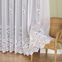 Firanka żakardowa, pasowa, wys. 250cm, kolor biały 361740/000/001/000250/1