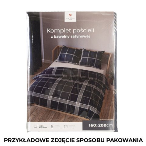 KADENA Komplet pościeli z bawełny satynowej 160x200cm 100097/SAT/000/160200/1 KADENA Komplet pościeli z bawełny satynowej 160x200cm 100097/SAT/000/160200/1