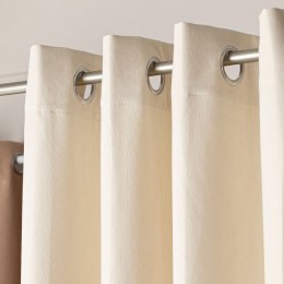 MILAS SOFT Zasłona gotowa na przelotkach, 250x140cm, kolor 002 kremowy MILAS1/ZGP/002/140250/1
