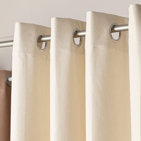 MILAS SOFT Zasłona gotowa na przelotkach, 250x140cm, kolor 002 kremowy MILAS1/ZGP/002/140250/1 MILAS SOFT Zasłona gotowa na przelotkach, 250x140cm, kolor 002 kremowy MILAS1/ZGP/002/140250/1