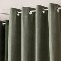 MILAS SOFT Zasłona gotowa na przelotkach, 250x140cm, kolor 016 szarozielony MILAS1/ZGP/016/140250/1