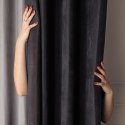 MILAS SOFT Zasłona gotowa na przelotkach, 250x140cm, kolor 033 antracyt MILAS1/ZGP/033/140250/1