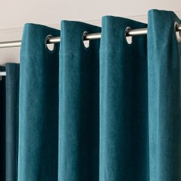 MILAS SOFT Zasłona gotowa na przelotkach, 250x140cm, kolor 041 turkusowy MILAS1/ZGP/041/140250/1