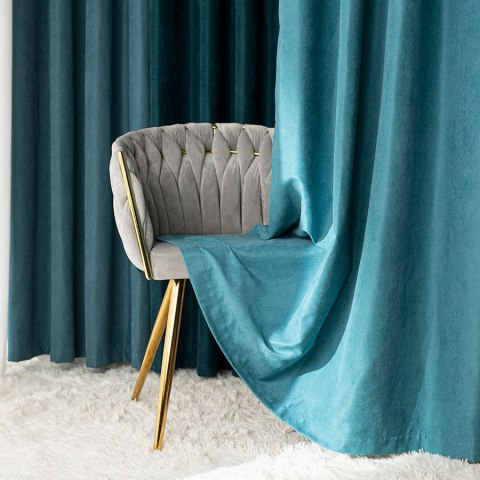 MILAS SOFT Zasłona gotowa na przelotkach, 250x140cm, kolor 041 turkusowy MILAS1/ZGP/041/140250/1 MILAS SOFT Zasłona gotowa na przelotkach, 250x140cm, kolor 041 turkusowy MILAS1/ZGP/041/140250/1