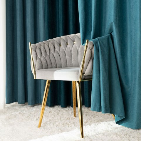 MILAS SOFT Zasłona gotowa na przelotkach, 250x140cm, kolor 041 turkusowy MILAS1/ZGP/041/140250/1 MILAS SOFT Zasłona gotowa na przelotkach, 250x140cm, kolor 041 turkusowy MILAS1/ZGP/041/140250/1