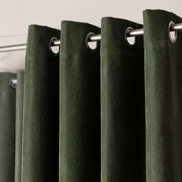 MILAS SOFT Zasłona gotowa na przelotkach, 250x140cm, kolor 045 zielony MILAS1/ZGP/045/140250/1