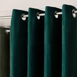 MILAS SOFT Zasłona gotowa na przelotkach, 250x140cm, kolor 789 butelkowa zieleń MILAS1/ZGP/789/140250/1