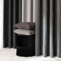 MILAS SOFT Zasłona gotowa na przelotkach, 250x140cm, kolor 798 ciemny szary MILAS1/ZGP/798/140250/1