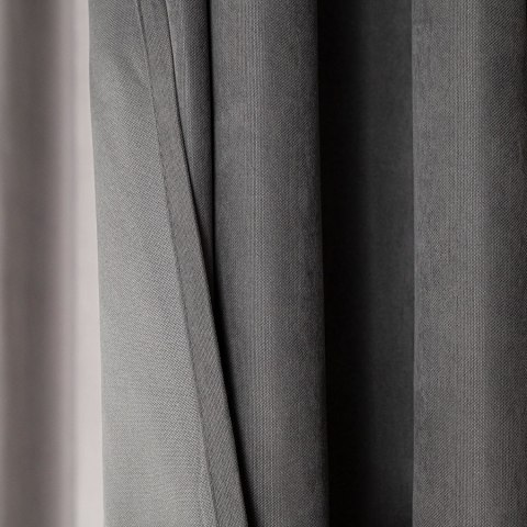 MILAS SOFT Zasłona gotowa na przelotkach, 250x140cm, kolor 798 ciemny szary MILAS1/ZGP/798/140250/1 MILAS SOFT Zasłona gotowa na przelotkach, 250x140cm, kolor 798 ciemny szary MILAS1/ZGP/798/140250/1