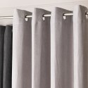 MILAS SOFT Zasłona gotowa na przelotkach, 250x140cm, kolor 866 stalowy MILAS1/ZGP/866/140250/1