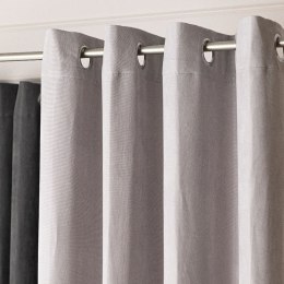MILAS SOFT Zasłona gotowa na przelotkach, 250x140cm, kolor 866 stalowy MILAS1/ZGP/866/140250/1