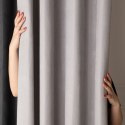 MILAS SOFT Zasłona gotowa na przelotkach, 250x140cm, kolor 866 stalowy MILAS1/ZGP/866/140250/1