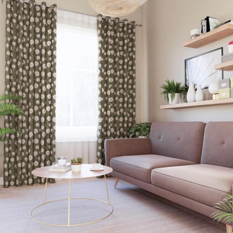 STOKROTKA Tkanina dekoracyjna typu MILAS, szer. 165cm, kolor 002 zielony D00312/MIL/002/165000/1