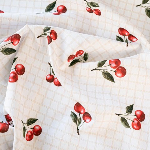 WISIENKI Tkanina dekoracyjna NINA WODOODPORNA, szer. 160cm, kolor 004 beżowy D00319/NIW/004/160000/1