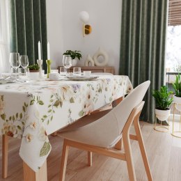 KWIATY Tkanina dekoracyjna NINA WODOODPORNA, szer. 160cm, kolor biały D00178/NIW/001/160000/1