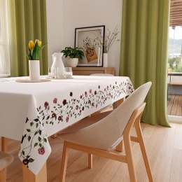 RÓŻYCZKI Tkanina dekoracyjna NINA WODOODPORNA, szer. 160cm, kolor biały D00326/NIW/001/160000/1