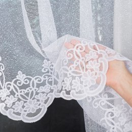 ŻANETA Firanka żakardowa gotowa, 135x400cm, kolor biały 181043/FBL/001/400135/1