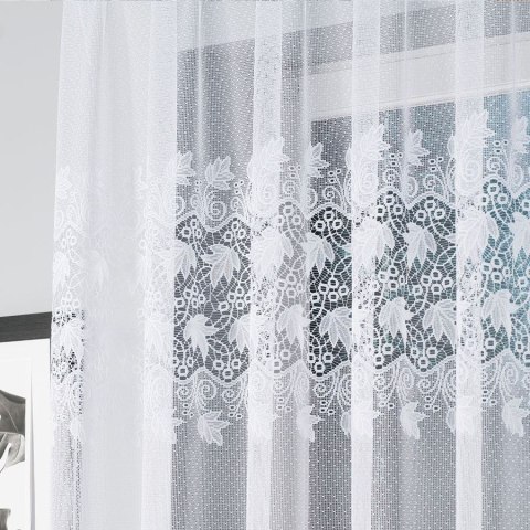 ELŻBIETA Firanka żakardowa gotowa, 160x310cm, kolor biały 004164/FBL/001/310160/1 ELŻBIETA Firanka żakardowa gotowa, 160x310cm, kolor biały 004164/FBL/001/310160/1