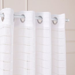 Firana gotowa na przelotkach, 250x140cm, kolor biały 424088/FGP/001/140250/1