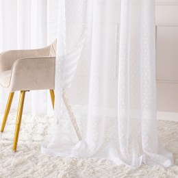 Firana gotowa na przelotkach, 250x140 cm, kolor biały 424091/FGP/001/140250/1