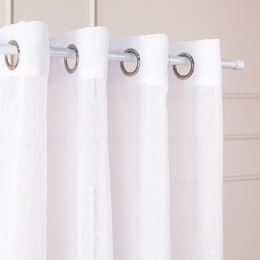 Firana gotowa na przelotkach, 250x140cm, kolor biały 424121/FGP/001/140250/1